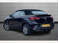 Used VW T-Roc Cabriolet R-line 150 HP (110 kW) 2023 Black Cabriolet