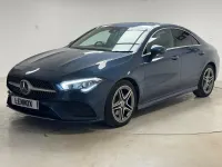 Used Mercedes CLA200 AMG line 163 HP (119 kW) 2022 Blue Coupe
