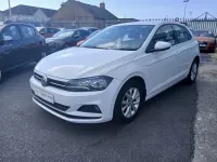 Used VW Polo SE 95 HP (69 kW) 2018 White Hatchback