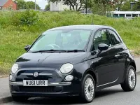 Usado Fiat 500 Lounge 69 HP (50 kW) 2011 Preto Citadino