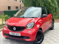 Used Smart ForFour Passion 71 HP (52 kW) 2016 Red Hatchback