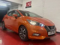 Używany Nissan Micra Acenta Limited Edition 90 KM (66 kW) 2019 Pomarańczowy Hatchback