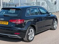 Used Audi A3 Sport 116 HP (85 kW) 2018 Black Sedan