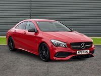 Used Mercedes CLA180 AMG line 122 HP (89 kW) 2017 Red Sedan
