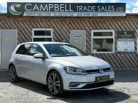 Used VW Golf VII Match 115 HP (84 kW) 2019 Silver Hatchback
