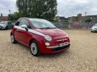 Used Fiat 500 Lounge 69 HP (50 kW) 2012 Red Hatchback