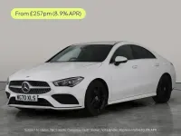 Used Mercedes CLA250 AMG Line Premium 224 HP (164 kW) 2020 White Coupe