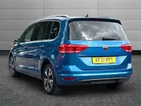 Begagnad VW Touran SEL 150 HK (110 kW) 2021 Blå Minibuss