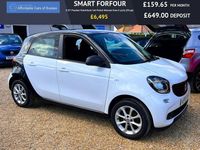 Used Smart ForFour Passion 90 HP (66 kW) 2018 Black Hatchback
