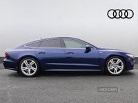 Used Audi A7 S-Line 2019 Blue Sedan