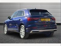Used Audi Q3 Sport 150 HP (110 kW) 2022 Navarra blue SUV