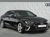 Used Audi A4 S-Line 200 HP (147 kW) 2024 Black Sedan