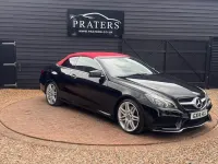 Used Mercedes E400 AMG 333 HP (244 kW) 2014 Black Cabriolet