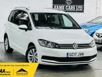 Used VW Touran SE 115 HP (84 kW) 2017 White MPV