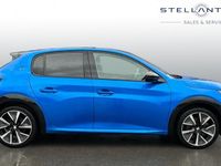 Used Peugeot e-208 Premium 100 kW (136 HP) 2022 Blue Hatchback