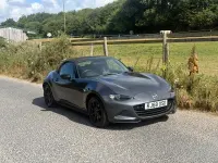 Used Mazda MX5 132 HP (97 kW) 2018 Grey Cabriolet