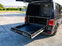 Used VW T6 Highline 204 HP (150 kW) 2018 Black Van