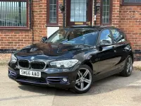 Used BMW 120 Sport Line 2016 Black Hatchback
