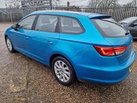 Used Seat Leon Sport 110 HP (80 kW) 2015 Blue Estate