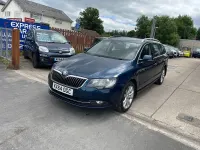 Used Skoda Superb SE 170 HP (125 kW) 2014 Blue Estate
