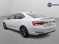 Used Skoda Superb SportlinePlus 190 HP (139 kW) 2023 White Hatchback
