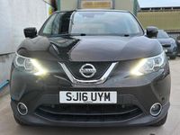 Used Nissan Qashqai N-TEC 2016 Black SUV