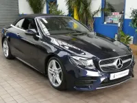 Used Mercedes E300 AMG line 245 HP (180 kW) 2018 Blue Cabriolet