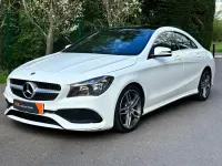 Used Mercedes CLA180 AMG line 122 HP (89 kW) 2018 White Sedan