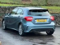 Used Mercedes A200 AMG 2013 Universe blue metallic Hatchback
