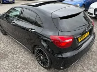 Used Mercedes A200 AMG Line Premium Plus 136 HP (100 kW) 2017 Black Hatchback