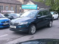 Used Skoda Karoq SE L 115 HP (84 kW) 2019 Blue SUV