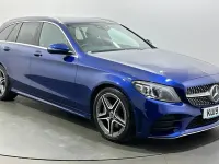Used Mercedes C220 AMG Line Premium 194 HP (142 kW) 2019 Blue Estate