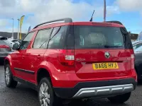 Used Skoda Yeti SE L 110 HP (80 kW) 2017 Red SUV