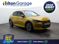 Used Peugeot e-208 Premium 100 kW (136 HP) 2021 Yellow Hatchback