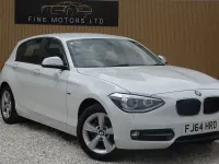 Used BMW 116 Sport Line 2014 White Hatchback