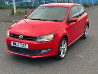 Used VW Polo Match 70 HP (51 kW) 2012 Red Hatchback