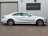 Used Mercedes CLS350 AMG line 258 HP (189 kW) 2015 Silver Coupe