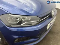 Used VW Polo SE 95 HP (69 kW) 2018 Blue Hatchback
