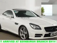 Used Mercedes SLK250 AMG 204 HP (150 kW) 2015 White Cabriolet