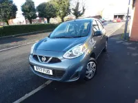 Second-hand Nissan Micra Visia 80 CP (58 kW) 2017 Gri Hatchback