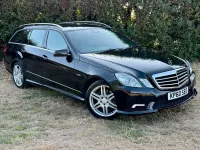 Used Mercedes E200 2010 Black Estate