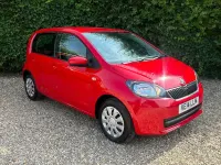 Used Skoda Citigo SE 60 HP (44 kW) 2014 Red Hatchback