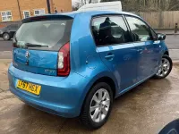 Used Skoda Citigo SE L 75 HP (55 kW) 2017 Blue Hatchback