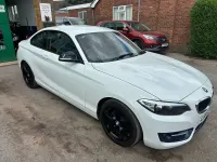 Used BMW 218 Sport Line 2015 White Coupe