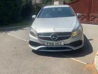 Used Mercedes A200 AMG line 136 HP (100 kW) 2016 Silver Hatchback
