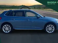 Used Skoda Kamiq SE L 147 HP (108 kW) 2022 Titan blue metallic SUV