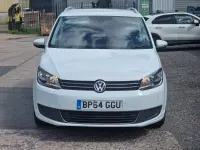 Used VW Touran SE 105 HP (77 kW) 2015 White MPV
