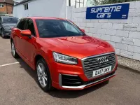 Used Audi Q2 S-Line 116 HP (85 kW) 2017 Orange SUV