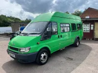 Used Ford Transit 90 HP (66 kW) 2002 Green Van