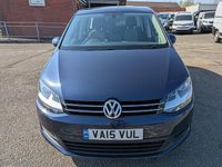 Usado VW Sharan S 140 HP (102 kW) 2015 Azul Monovolume